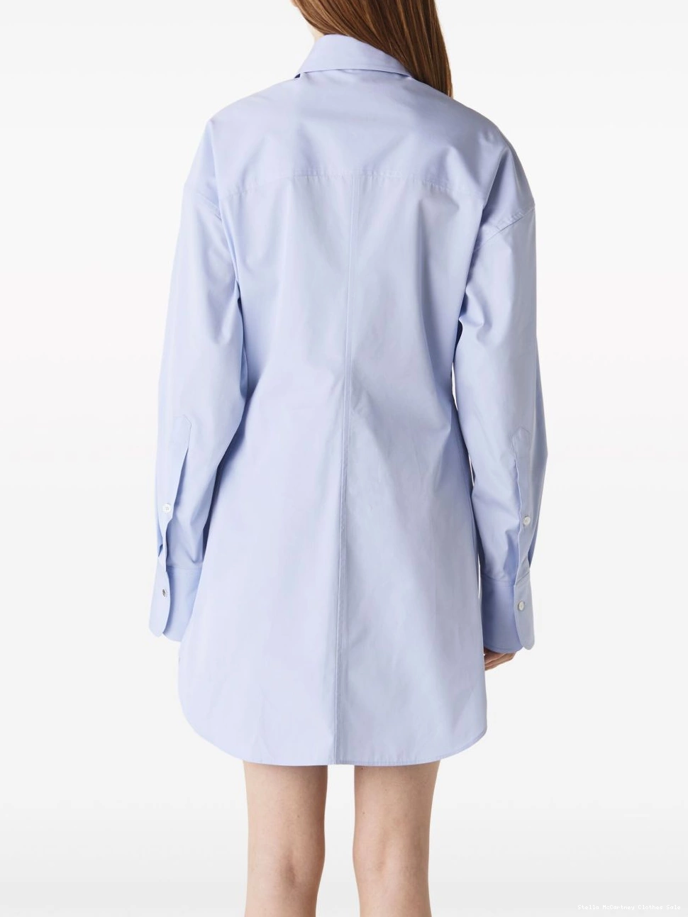 Affordable McCartney shirt Women dress Stella cotton-poplin 0609